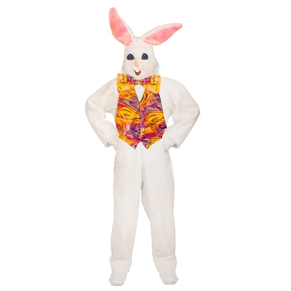 Rubies Easter Bunny Deluxe Mascot Costume for Adults, Unisex One Size Fits Most