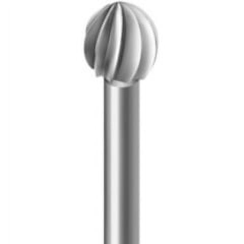 Deluxe Burs, Round Assortment, 2.20 Millimeters, 6 Pieces