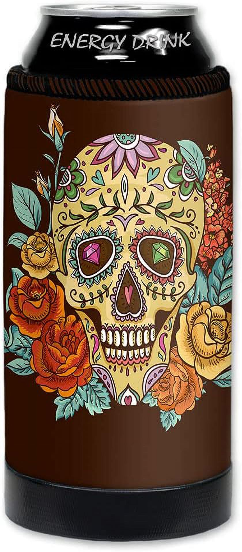 Deluxe Can Cooler (Made in USA) Premium Neoprene Wetsuit Material Beverage Can or Bottle