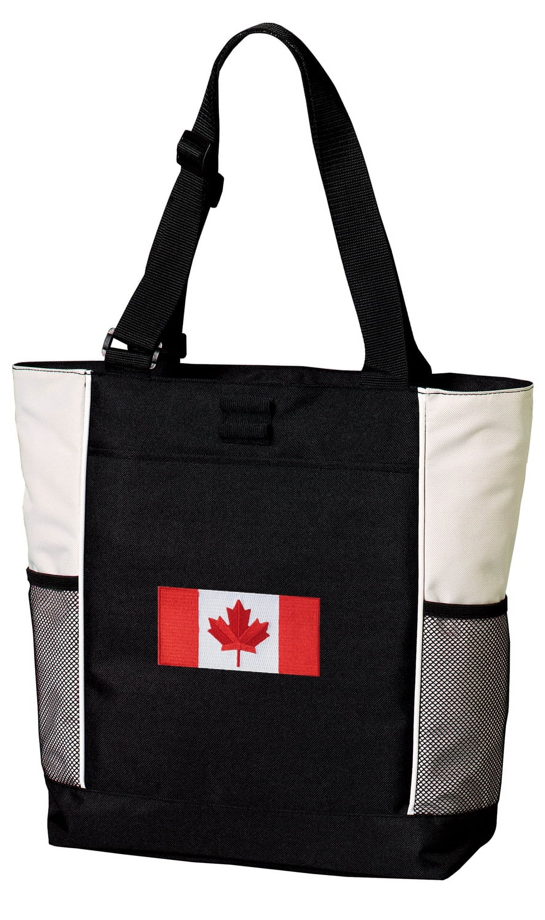 Deluxe Canada Flag Tote Bag Best Canada Totes