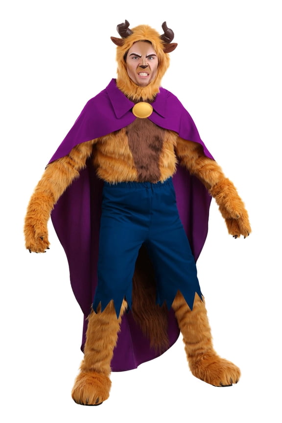 Deluxe Caped Disney Beast Men's Costume