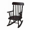 thumbnail image 1 of Deluxe Children's Spindle Rocking Chair Espresso, 1 of 1