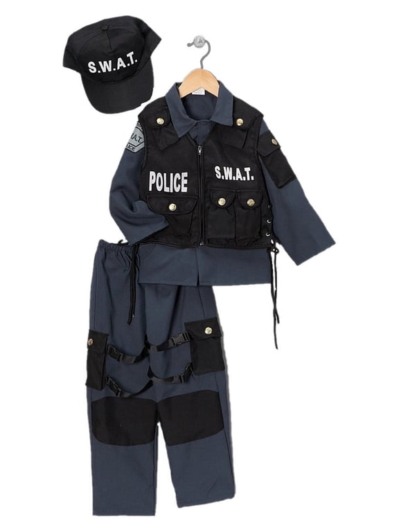 Boys' S.W.A.T. Officer Costume - Size 14-16