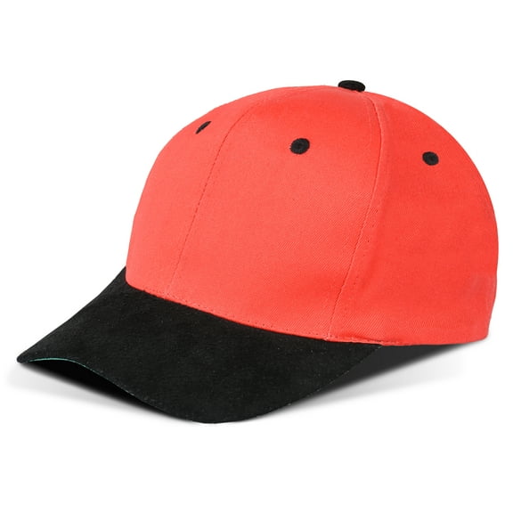 Deluxe Classic Suede Bill Baseball Cap with Leather Strap Closure