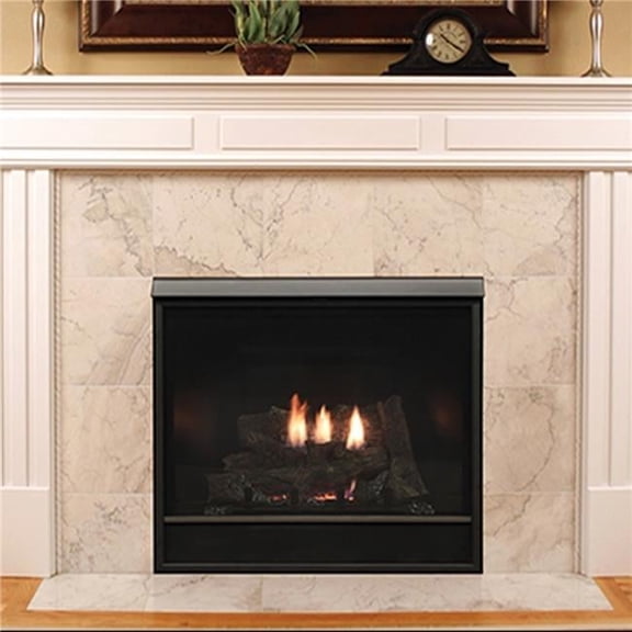 Deluxe Clean Face Direct-Vent Gas Fireplace Ceramic Fiber Log Set