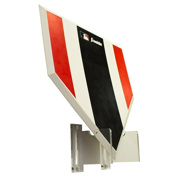 Deluxe Clear Acrylic Baseball Home Plate Wall Mount Bracket (A023-HP-SS)