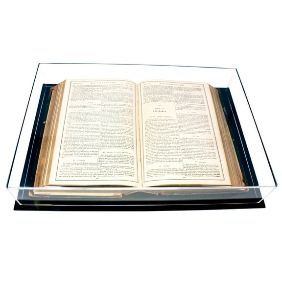 Deluxe Clear Acrylic Book Display Case (A029-B)