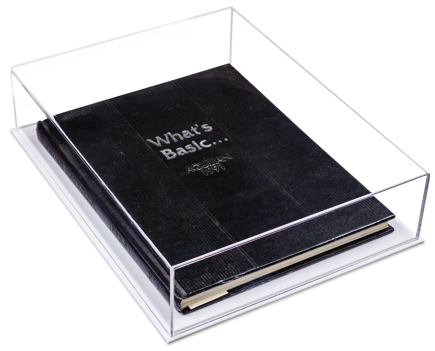 Deluxe Clear Acrylic Book, Stamp, or Coin Collection Display Case
