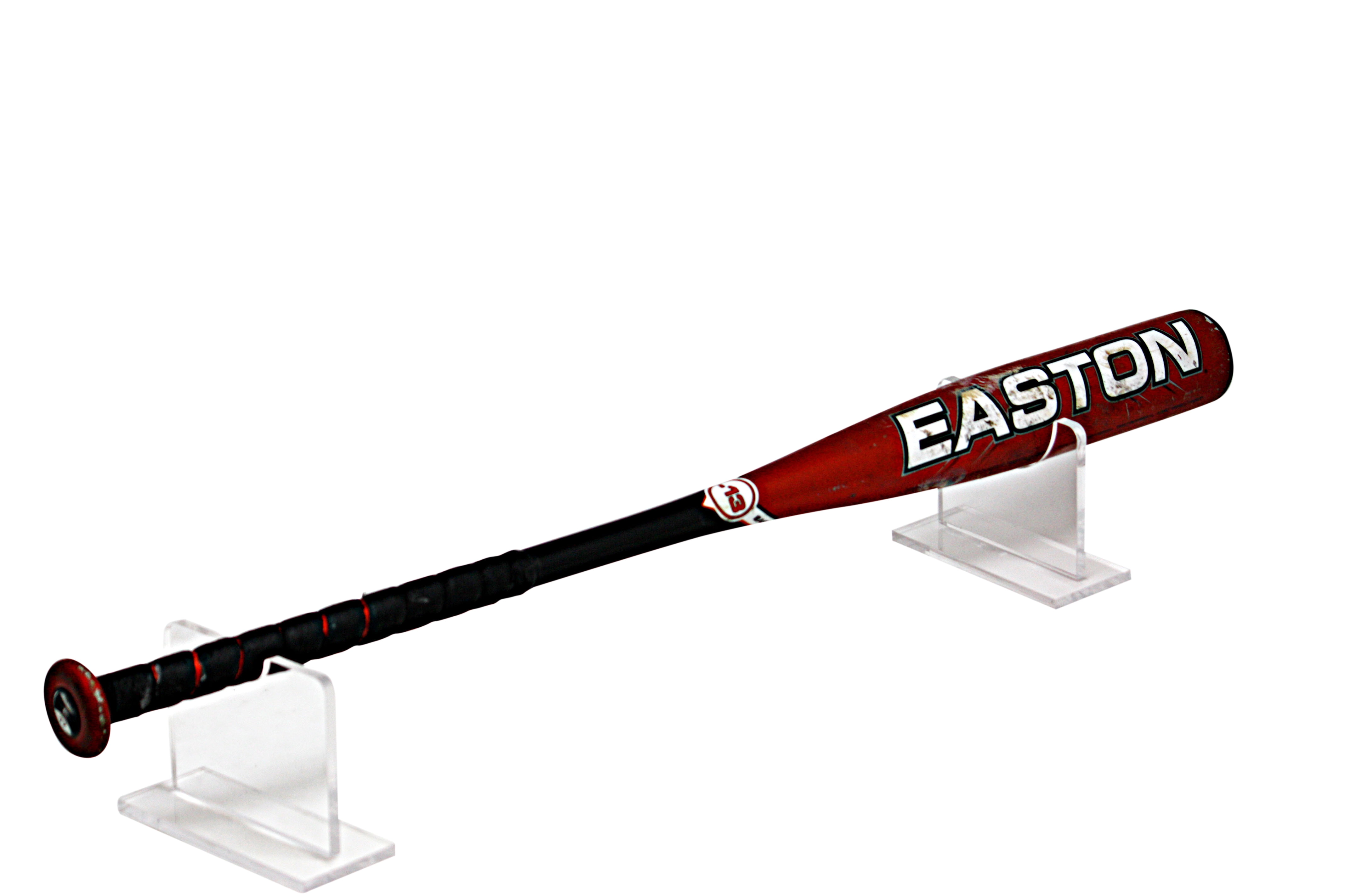 Deluxe Clear Acrylic Horizontal Table Top Baseball Bat Display Holder ...