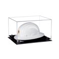 thumbnail image 1 of Deluxe Clear Acrylic Large Helmet - Hard Hat Display Case with Black Risers (A082-BR), 1 of 3