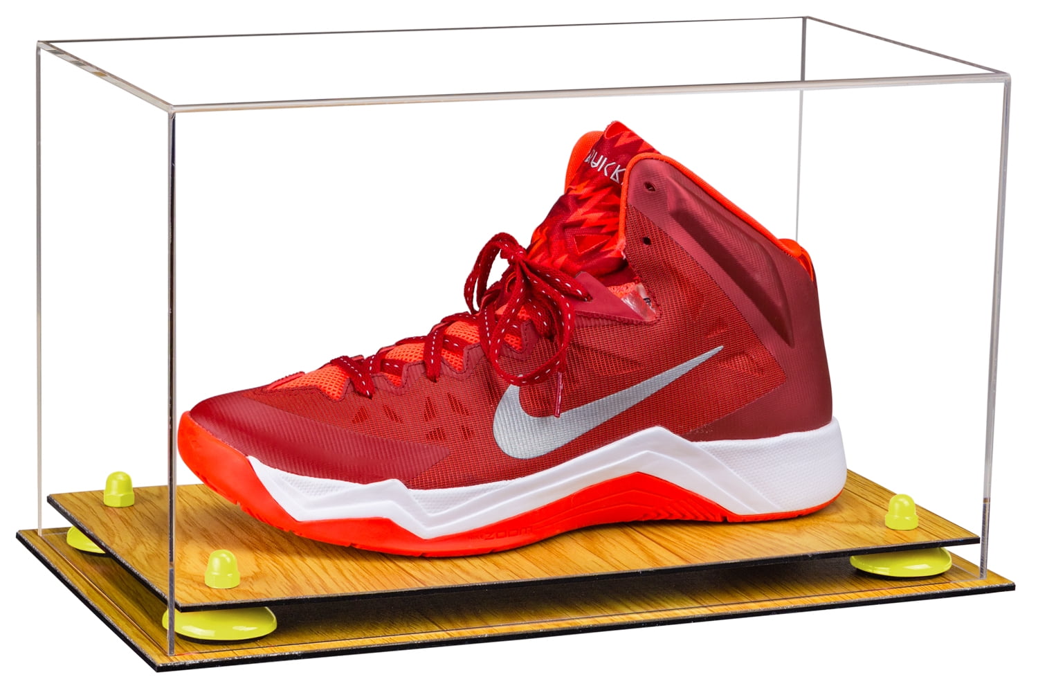 Deluxe Clear Acrylic Large Shoe Display Case for Basketball Shoe Soccer ...