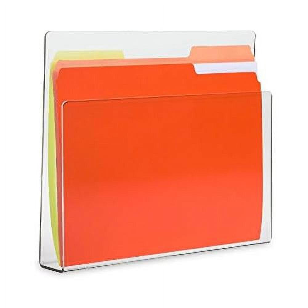 Deluxe Clear File Chart Holder Wall Mount