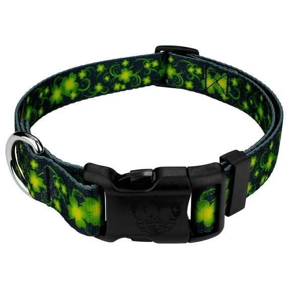 Country Brook Petz® Clovers In The Wind Everyday Dog Collar - USA, Extra Large