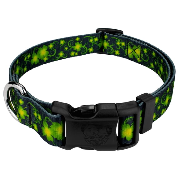 Country Brook Petz® Clovers In The Wind Everyday Dog Collar - USA, Extra Small