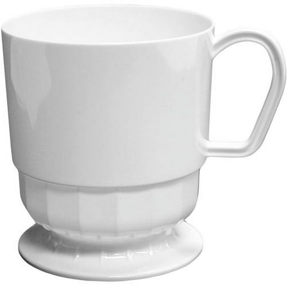 Deluxe Coffee Cups White 10 Pc - Party Supplies - 10 Pieces
