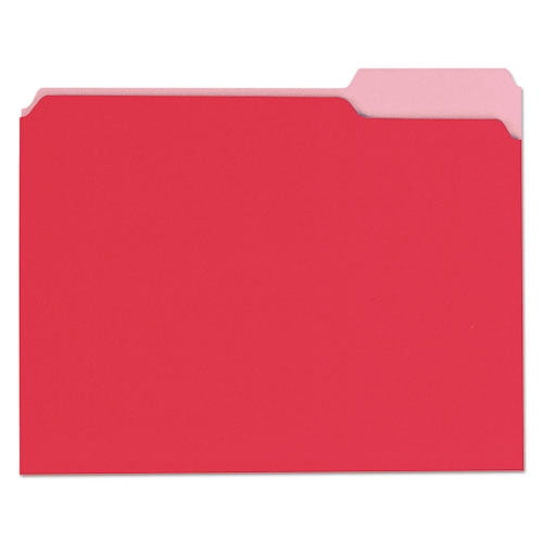 Deluxe Colored Top Tab File Folders, 1/3-Cut Tabs: Assorted, Letter ...