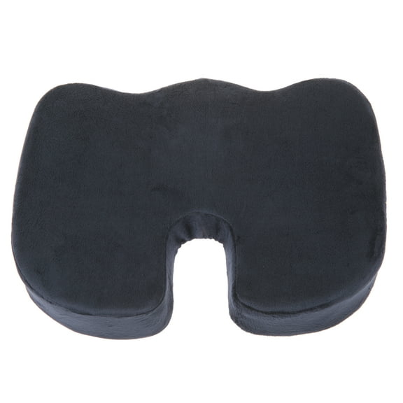 Deluxe Comfort Coccyx Orthopedic Memory Foam – Tailbone Support – Great For Car Or Office – Seat Cushion, Dark Blue
