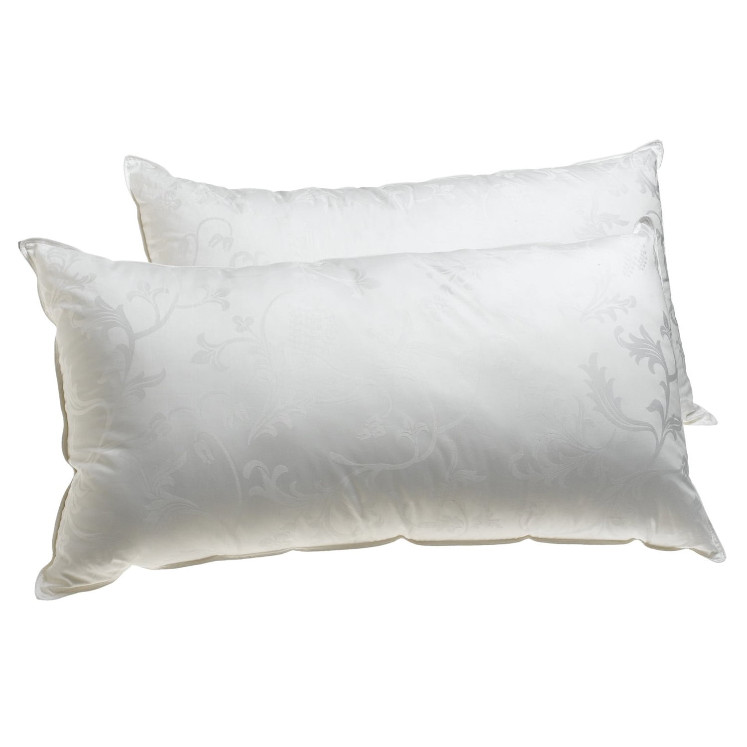 Deluxe Comfort Dream Supreme, King - Cooling Gel Fiber Fill - Hotel Quality - Luxury - Bed Pillow, White - Pack of 2