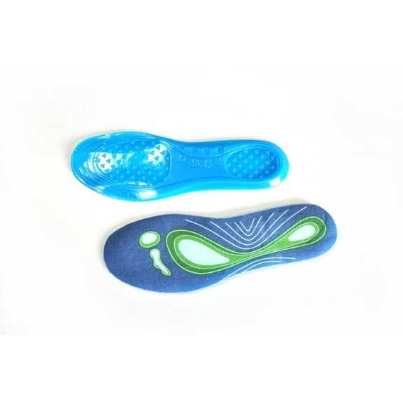 Deluxe Comfort Heavenly Massage Gel Insole  Perforated  Easy-to-use  Great for Foot Pain  Insoles