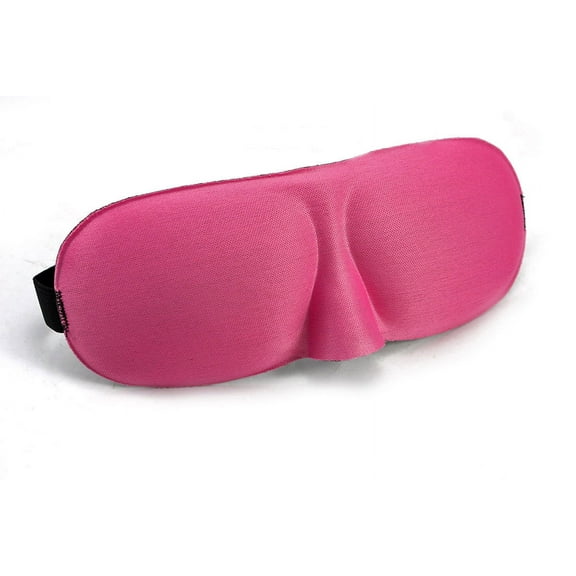 Deluxe Comfort Jet Rest Blink Safe 3D Protective Eye Sleep Mask – Light-Weight – Adjustable Strap – Breathable Polyester – Sleeping Mask, Pink – Pack of 2