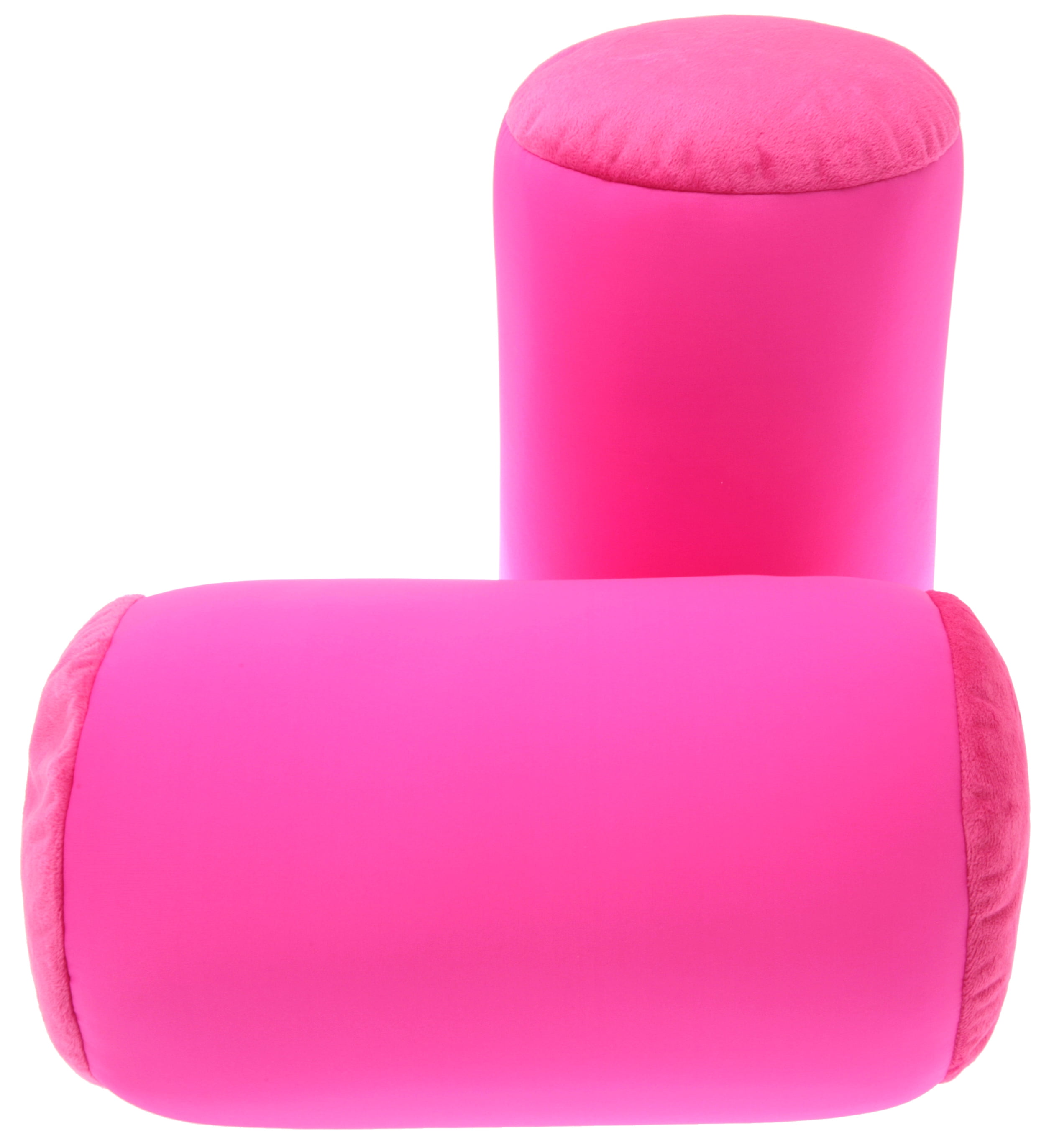 Deluxe Comfort Living Health Products MBR-013-13 Microbead Roll Mooshi Bolster Squish - Rosa Red (Hot Pink)
