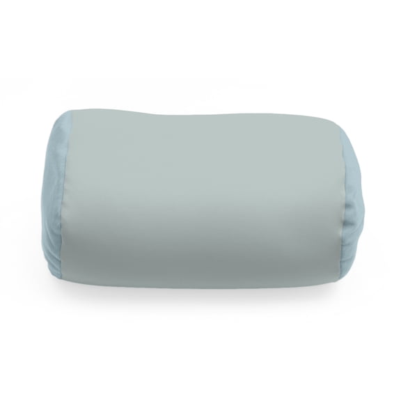Deluxe Comfort Mooshi Squish Microbead Bed Pillow (14" x 7") Airy Squishy Soft Microbeads Eighteen Fun Bubbly Colors to Choose From Cuddly and Fun Dormroom Accessory Bed Pillow, Cadet Grey