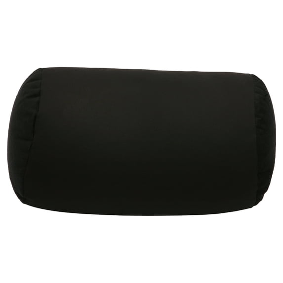 Deluxe Comfort Mooshi Squish Microbead Bed Pillow (14" x 7") – Airy Squishy Soft Microbeads – Eighteen Fun Bubbly Colors to Choose From – Cuddly and Fun Dormroom Accessory – Bed Pillow, Black