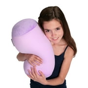 Deluxe Comfort Mooshi Squish Microbead Bed Pillow (14" x 7") ? Airy Squishy Soft Microbeads ? Eighteen Fun Bubbly Colors To Choose From ? Cuddly and Fun Dormroom Accessory ? Bed Pillow, Blue