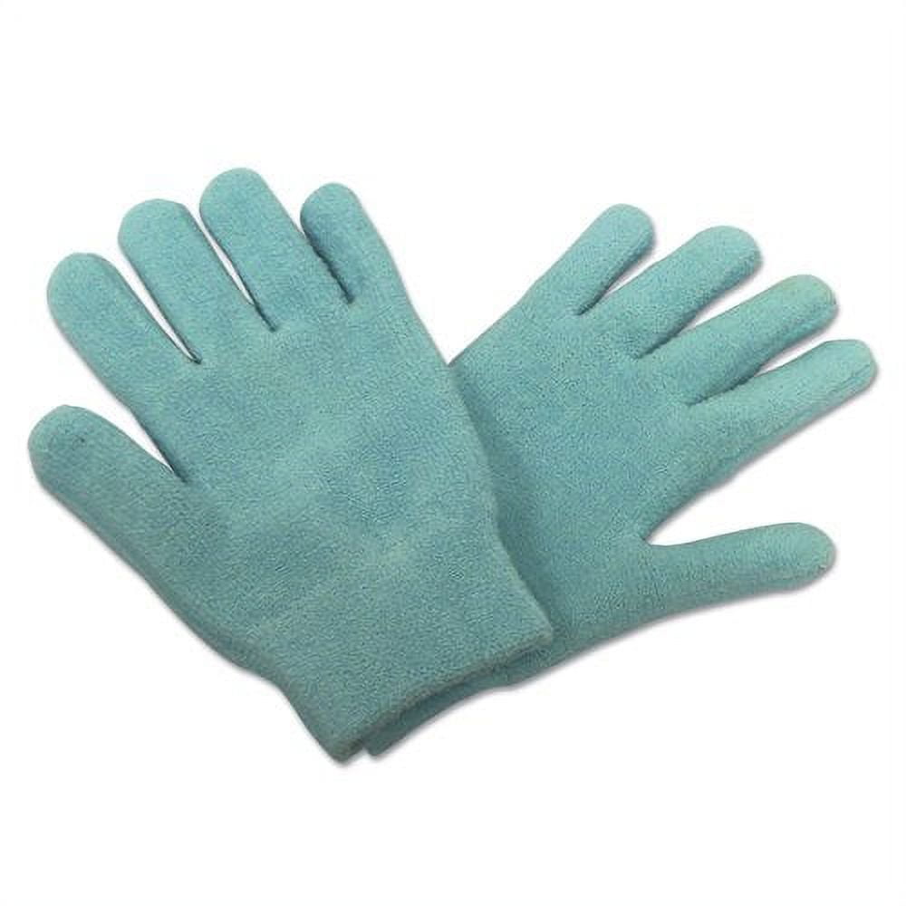 Deluxe Comfort Terry Gel Lined Moisturizing Lotion Gloves Lightweight