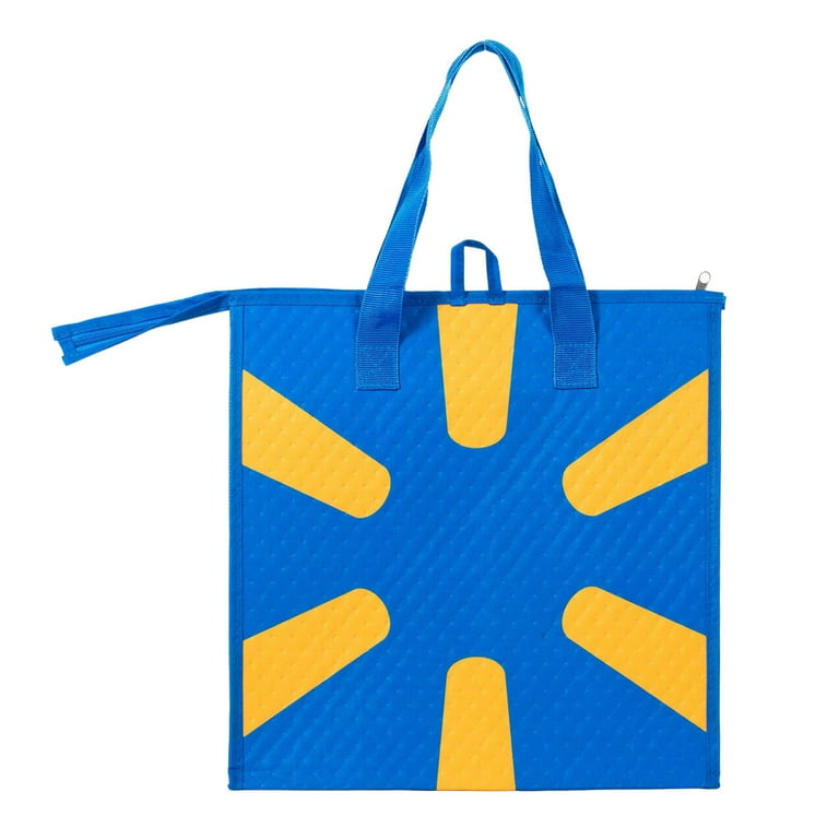 Walmart Reusable Cooler Tote Bag for Adults, Insulated Aluminum