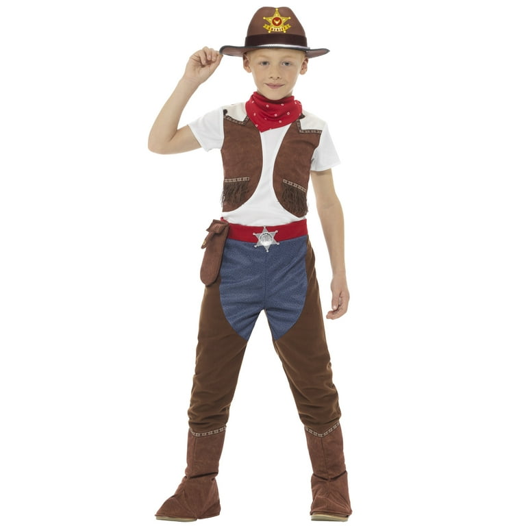 Deluxe Cowboy Costume Brown Child Deluxe Cowboy Costume Brown Child