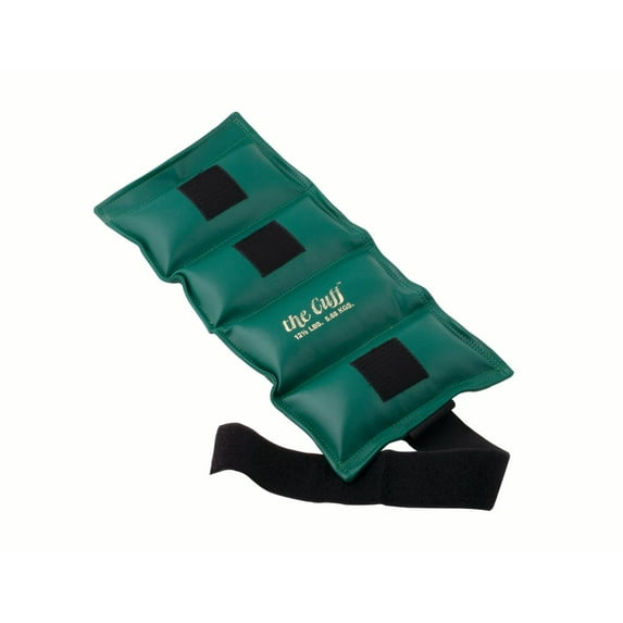 Deluxe Cuff ankle and wrist weight for strength training and aerobics, 12-1/2 pound, olive