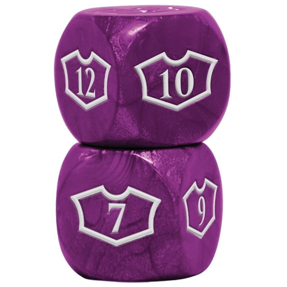 Deluxe D6 Loyalty Dice Set (4ct) with 7-12 for Magic: The Gathering