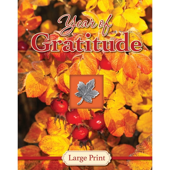 Deluxe Prayer Book Year of Gratitude - Large Print (Daily Prayer Books), (Hardcover)