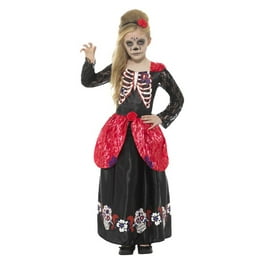 Deluxe Day Of The Dead Girl Costume Adult Black Deluxe Day Of The Dead Girl Costume Adult Black