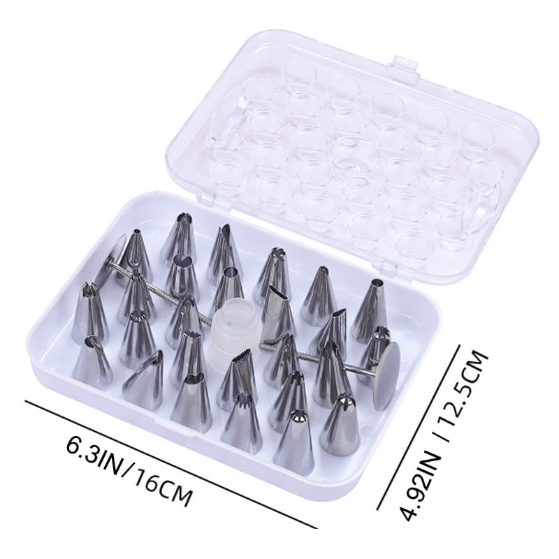 Spider Tips Set Deluxe Decorating Tip Set, 29-Piece, Stainless Steel and Plastic ...