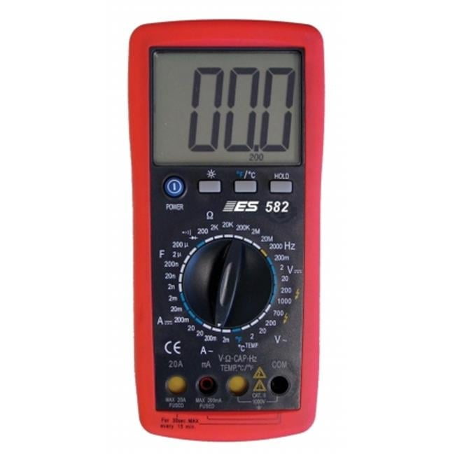 Deluxe Digital Multimeter - 7.75 x 3.5 in.