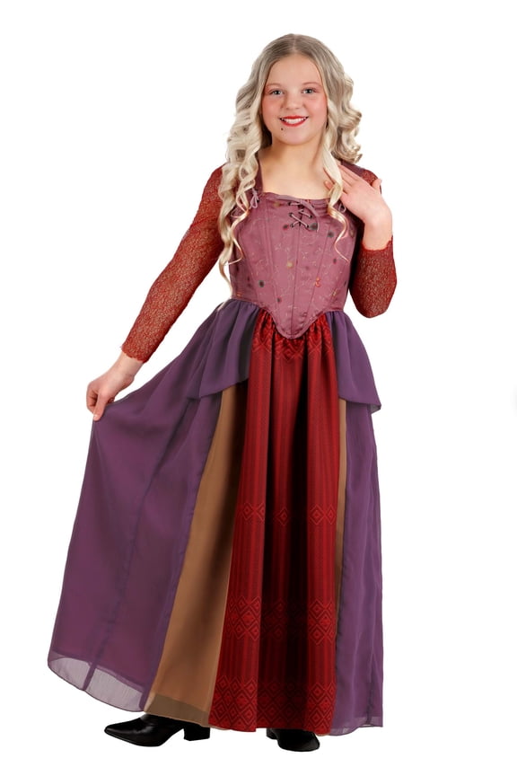 Deluxe Disney Hocus Pocus Girl's Sarah Sanderson Costume