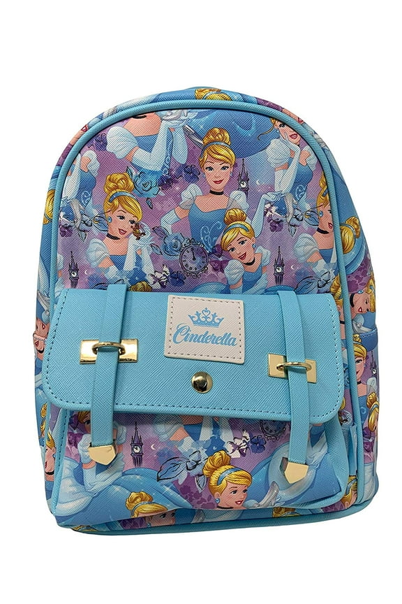 Deluxe Disney Princess Cinderella 11" Faux Leather Mini Backpack