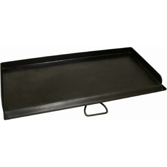 Deluxe Double Burner Steel Professional Griddle (Steel)