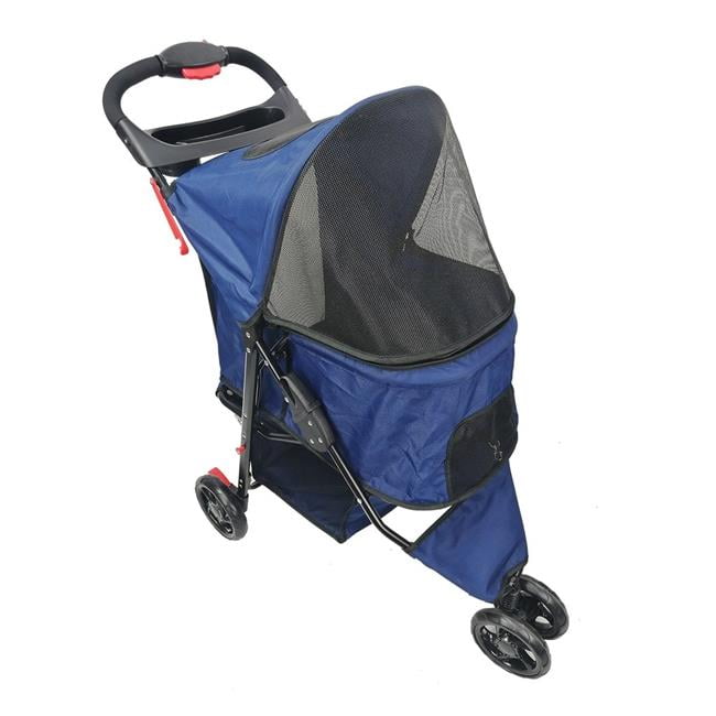 AmorosO 32" Blue and Red Jogger Pet Stroller