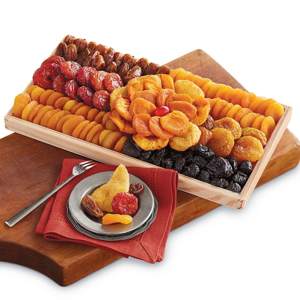 Harry & David Deluxe Dried Fruit Tray, Assorted Dried Fruit & Nut Gift Basket, Healthy Snack Tray, Fruit And Nut Gift Basket For Adults, All Occasions, Families, Corporate, Appreciation
