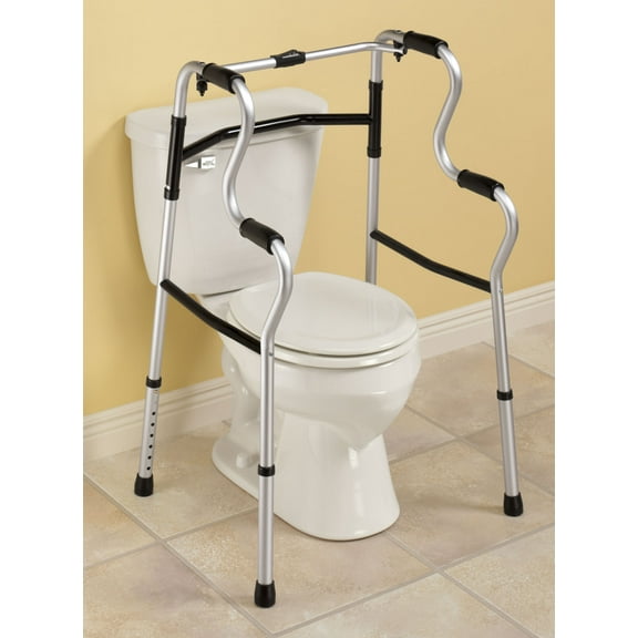 Deluxe Easy Rise Walker, Adjustable Safety Frame for Sitting and Rising, Supports 300 Pounds