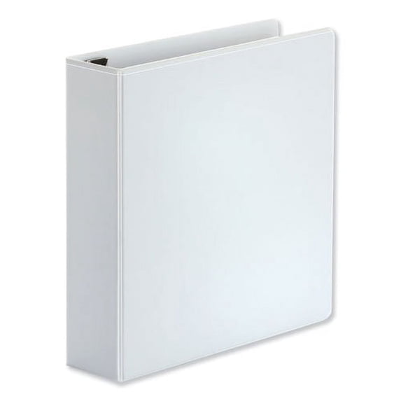 Deluxe Easy-To-Open D-Ring View Binder, 3 Rings, 2" Capacity, 11 X 8.5, White | Bundle of 10 Each
