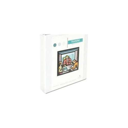 Universal Deluxe Easy-to-open D-ring View Binder, 3 Rings, 1.5" Capacity, 11 X 8.5, White