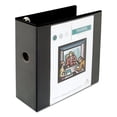 thumbnail image 1 of Universal UNV30755 Deluxe Easy-to-Open 5 in. Capacity 11 in. x 8.5 in. (3) D-Ring View Binder - Black, 1 of 11