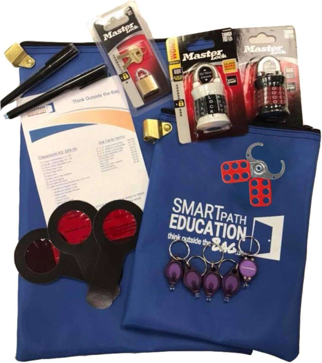 Deluxe Escape Room Game Kit for K-12 Education, Escape Room Boxes, Team ...