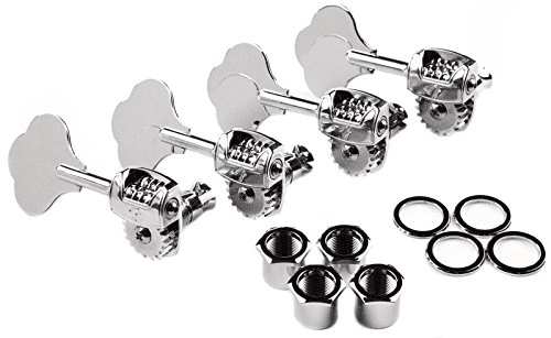 Deluxe "F" Stamp Bass Tuning Machines, Left-Hand,