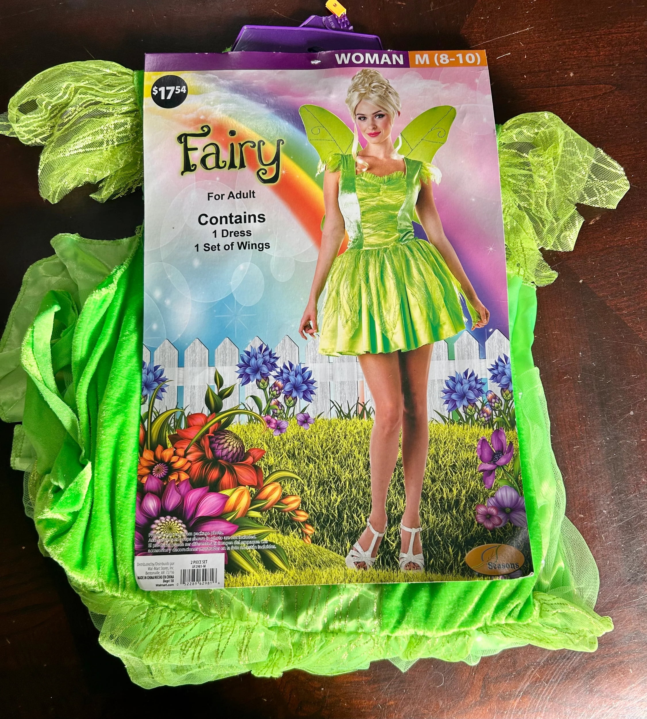 Deluxe Fairy Women's Adult Halloween Dress Up / Role Play Costume