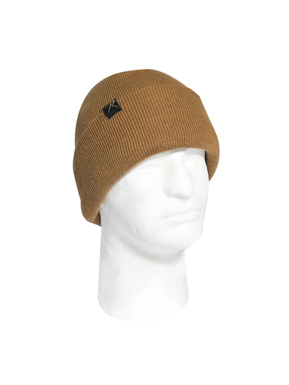 Deluxe Fine Knit Sherpa-Lined Watch Cap